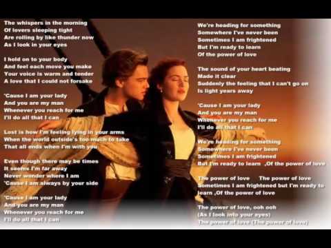 celine dion titanic song lyrics